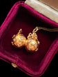 VICTORIAN 18CT GOLD & DIAMOND ORB LOCKET