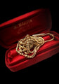 VICTORIAN FINE 15CT GOLD SNAKE CHAIN