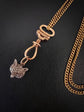 ANTIQUE DIAMOND FOX HEAD PENDANT