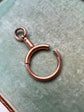 HUGE 9CT ROSE GOLD CHARM HOLDER