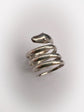 VICTORIAN SILVER COILED SNAKE RING