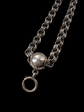 VICTORIAN CHUNKY SILVER CHAIN WITH LARGE BAIL & BOLT RING