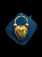 VICTORIAN 15CT GOLD PUFFY HEART PADLOCK