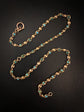 VICTORIAN TURQUOISE & 15CT GOLD CHAIN