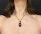 VICTORIAN CHUNKY GARNET & DIAMOND PENDANT