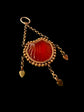 GEORGIAN CARNELIAN SHELL & HEART PENDANT