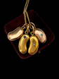 VICTORIAN 9CT GOLD LUCKY BEAN PENDANT