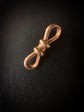 ANTIQUE 15CT GOLD DOUBLE DOGCLIP