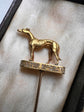 THE MAGNIFICENT MASTER MCGRATH 18CT GOLD GREYHOUND STICKPIN