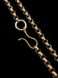 19TH CENTURY FRENCH 18CT GOLD CHASED SHEPHERDS HOOK