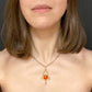 GEORGIAN CARNELIAN SHELL & HEART PENDANT