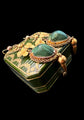 VICTORIAN SCARAB BEETLE BOXED PARURE