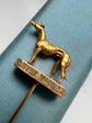 THE MAGNIFICENT MASTER MCGRATH 18CT GOLD GREYHOUND STICKPIN