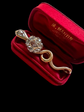 VICTORIAN DIAMOND & 15CT GOLD SNAKE PENDANT