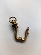 19TH CENTURY 9CT GOLD TWIST DOG CLIP