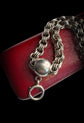 VICTORIAN CHUNKY SILVER CHAIN WITH LARGE BAIL & BOLT RING