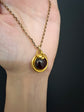 VICTORIAN 15CT GOLD SNAKE WITH GARNET PENDANT