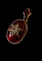 VICTORIAN CHUNKY GARNET & DIAMOND PENDANT