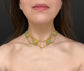 VICTORIAN TURQUOISE & 18CT GOLD NECKLACE