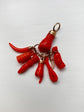 EARLY 19TH CENTURY CORAL HAND FIGA PENDANT