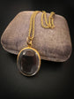 VICTORIAN 15CT GOLD & ROCK CRYSTAL LOCKET