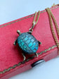 VICTORIAN LABRADORITE TORTOISE PENDANT