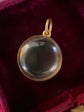 VICTORIAN ROCK CRYSTAL & 18CT GOLD LOCKET