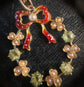 VICTORIAN PEARL & PERIDOT WREATH PENDANT