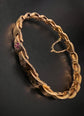 VICTORIAN 15CT GOLD ARTICULATED BRACELET