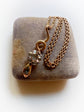 VICTORIAN DIAMOND & 15CT GOLD SNAKE PENDANT