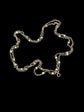 19TH CENTURY FRENCH SILVER & GOLD GUARD CHAIN