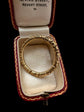 GEORGIAN LARGE CHUNKY 15CT GOLD CHASED SPLIT RING