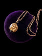 VICTORIAN 15CT GOLD & GARNET SPHERE PENDANT