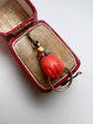 19TH CENTURY CORAL HAND PENDANT