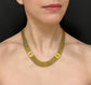 VICTORIAN 15CT GOLD FLAT COLLAR NECKLACE