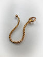 19TH CENTURY FRENCH 18CT GOLD CHASED SHEPHERDS HOOK