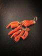 EARLY 19TH CENTURY CORAL HAND FIGA PENDANT