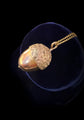 VICTORIAN SUPER SIZED 9CT GOLD ACORN POMANDER PENDANT