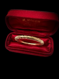 GEORGIAN LARGE 15CT GOLD SPLIT RING