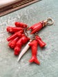 EARLY 19TH CENTURY CORAL MANO CORUNTO HAND PENDANT