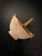 19TH CENTURY MOTHER OF PEARL & 18CT GOLD BASKET PENDANT