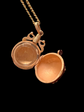 VICTORIAN 18CT GOLD & DIAMOND ORB LOCKET