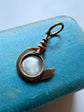 VICTORIAN COILED SNAKE & MOONSTONE PENDANT