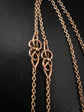 VICTORIAN 15CT GOLD KNOT LINK GUARD CHAIN