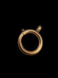 LARGE 19TH CENTURY 18CT GOLD SPRING BOLT RING