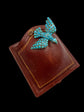 19TH CENTURY PAVÉ TURQUOISE SAINT ESPRIT DOVE PENDANT