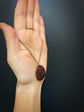 LARGE VICTORIAN BOHEMIAN GARNET PENDANT