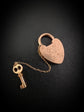 VICTORIAN 15CT GOLD WORKING PADLOCK & KEY