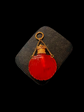 GEORGIAN SHELL SCALLOPED CARNELIAN SCENT BOTTLE