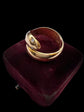 VICTORIAN 18CT GOLD & DIAMOND COILED SNAKE RING